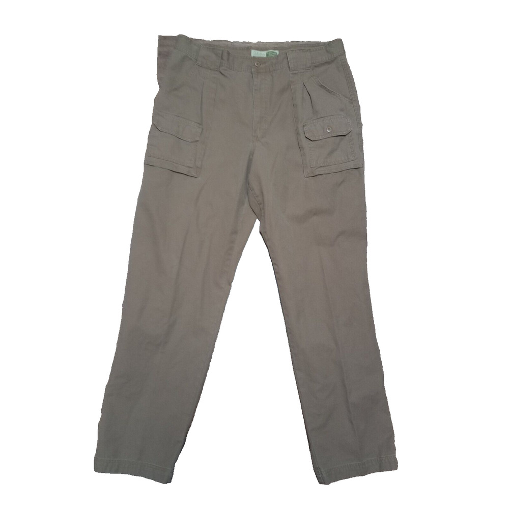 Cabelas Cotton 38/32 Cargo  Pants 7-Pocket Hiker Khaki Sporting Hiking Hunting